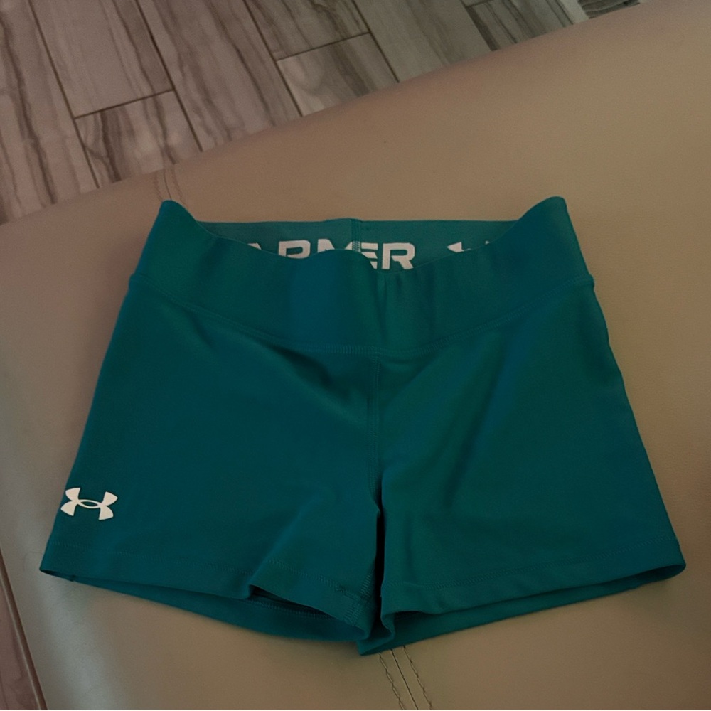 Under Armour Women's Teal Athletic Shorts